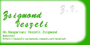 zsigmond veszeli business card